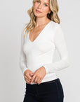 The Ruby V-neck Long Sleeve Top