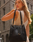 The Sally Vegan Leather Shoulder Bag
