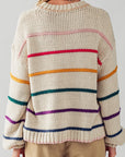 The Sammi Multicolor Stripe Knit Sweater