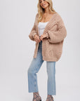 The Sera Chunky Cable Knit Cardigan