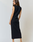 The Sonny Black Studded Maxi Dress