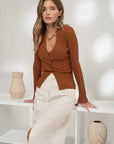 The Stevie Split Hem Cardigan