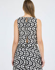 The Saffi Geo Tank + Skirt Set