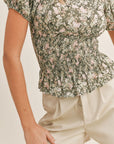 The Sweet Escape Smocked Top