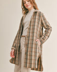 The Bambi Plaid Long Shacket