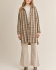 The Bambi Plaid Long Shacket