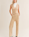 The Linisa Corduroy Vest + Pants Set - Sold Separately