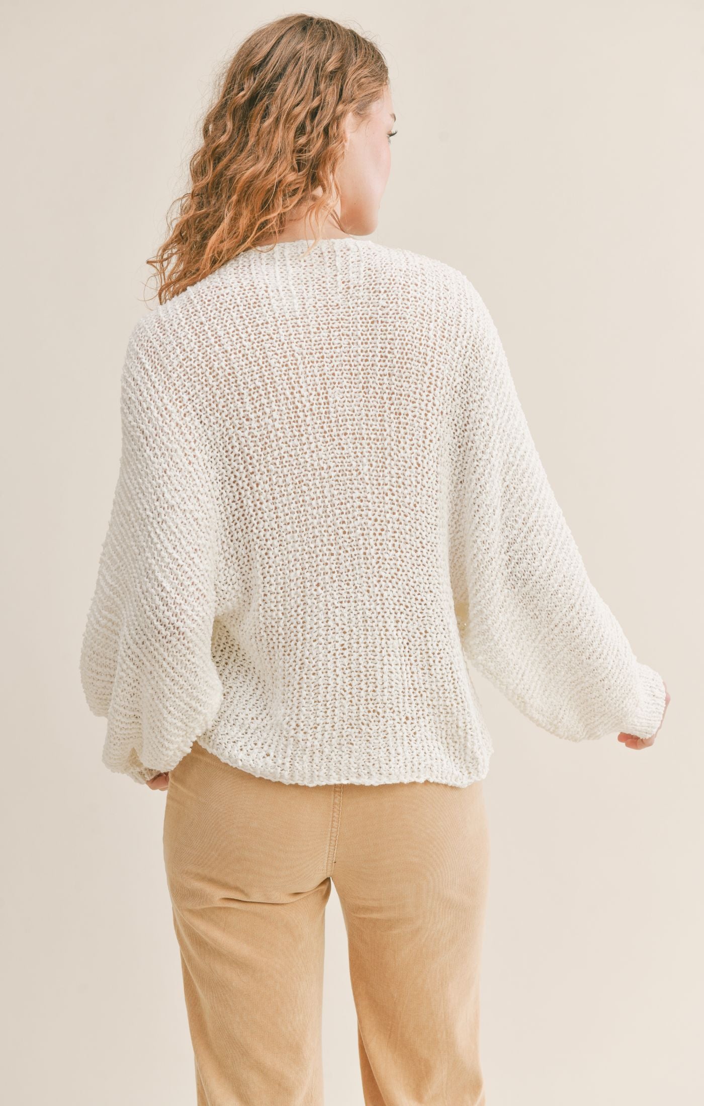 The Maison Open Knit Sweater