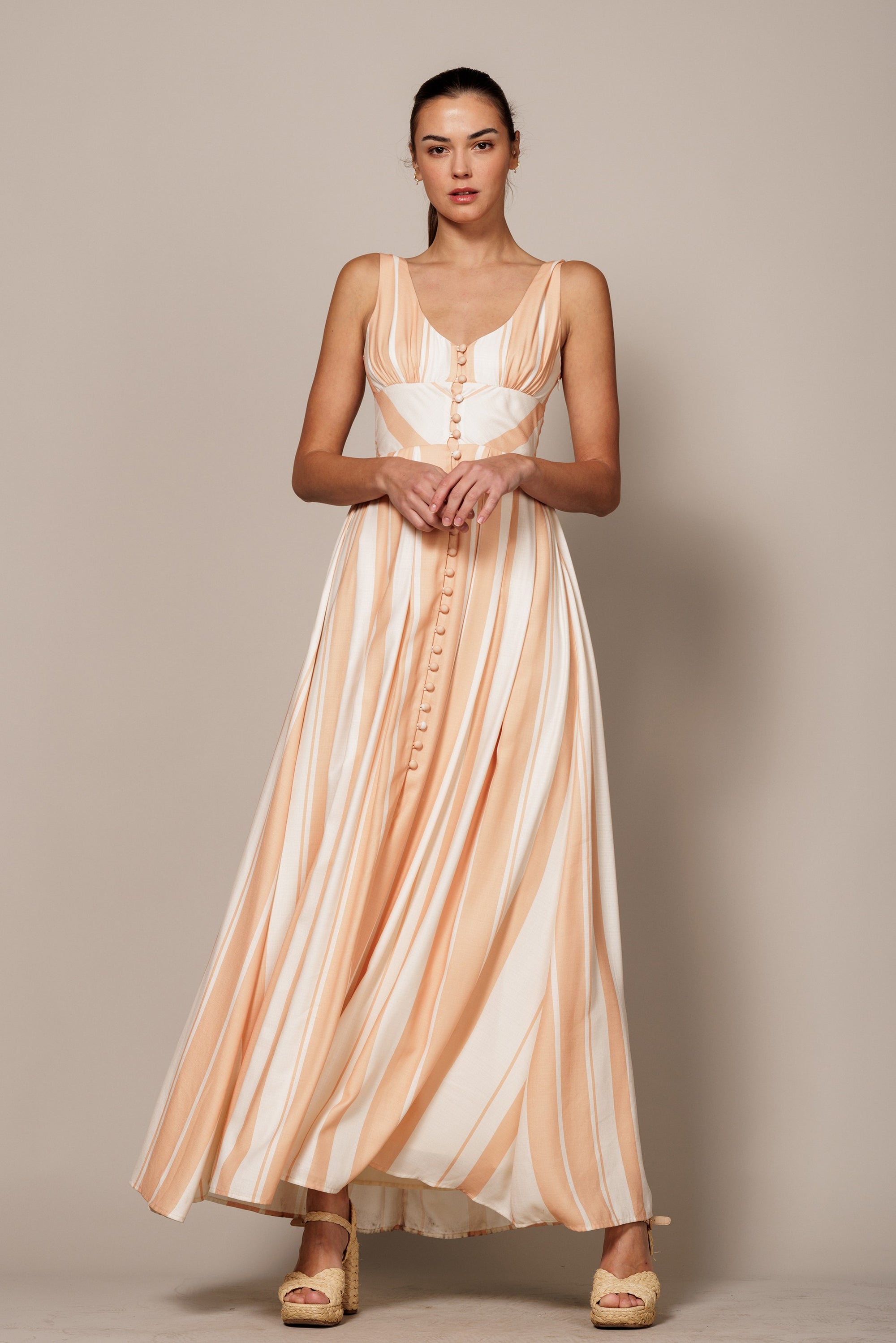 The Yara Buckle Maxi Dress