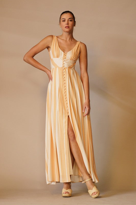 The Yara Buckle Maxi Dress