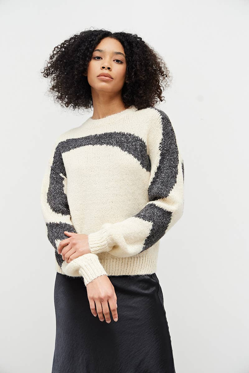 The Krisha Half Swirl Sweater