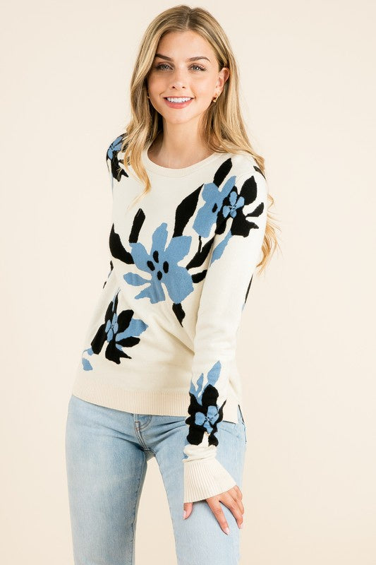 The Kiki Floral Sweater