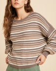 The Anita Striped Knit Sweater