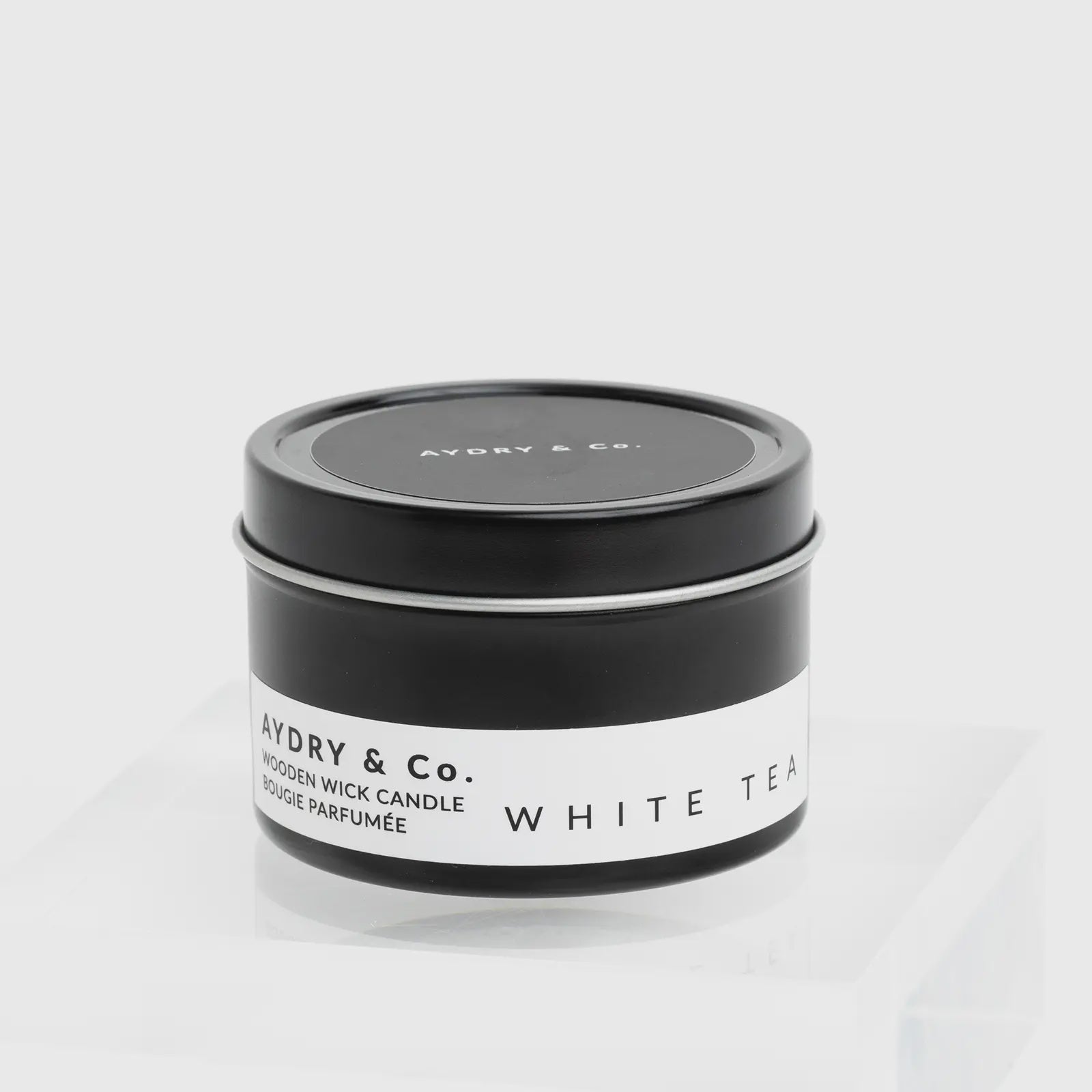 The White Tea Mini Tin  Candle by AYDRY &amp; Co.