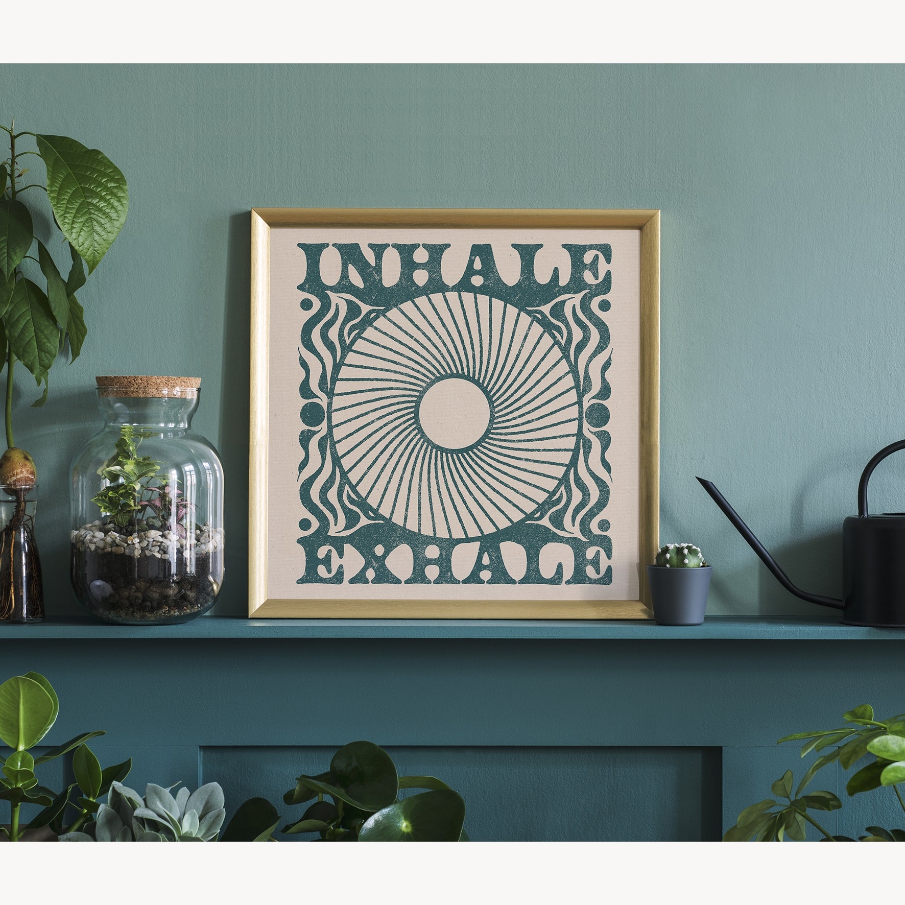 Inhale Exhale Print by Cai &amp; Jo
