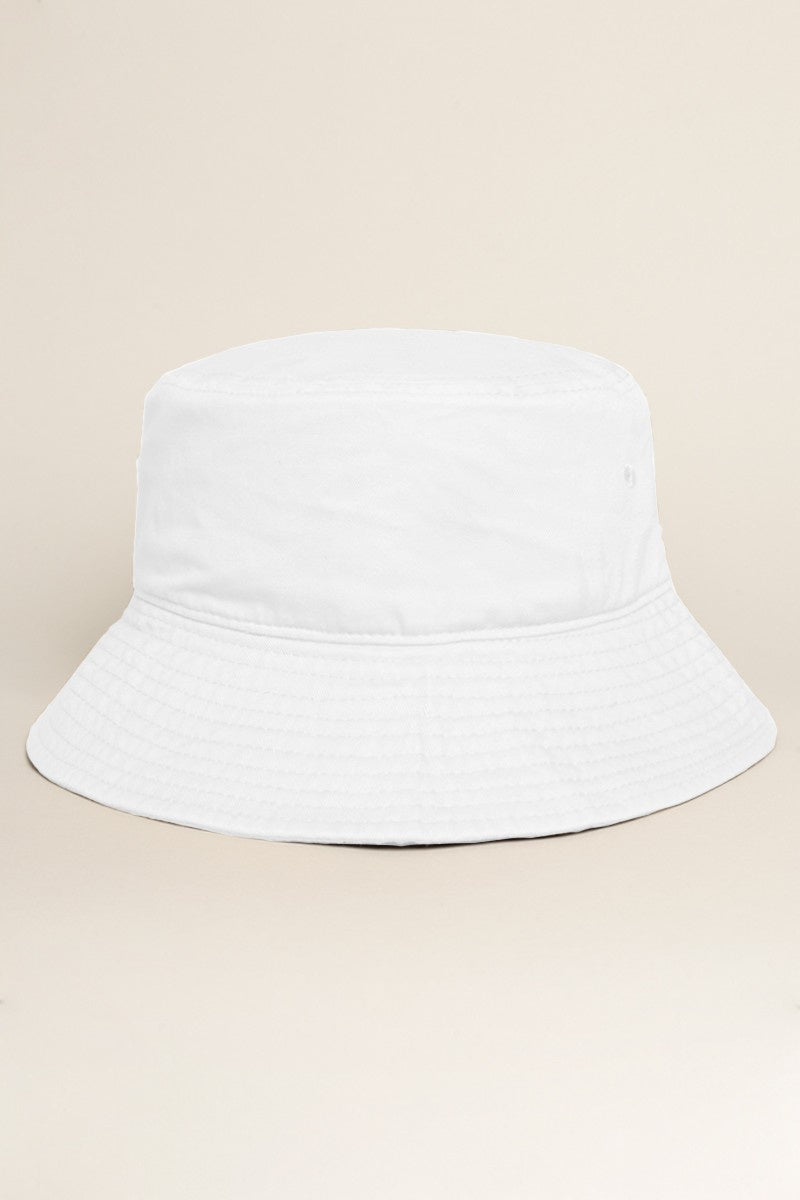 The Courtney White Denim Bucket Hat