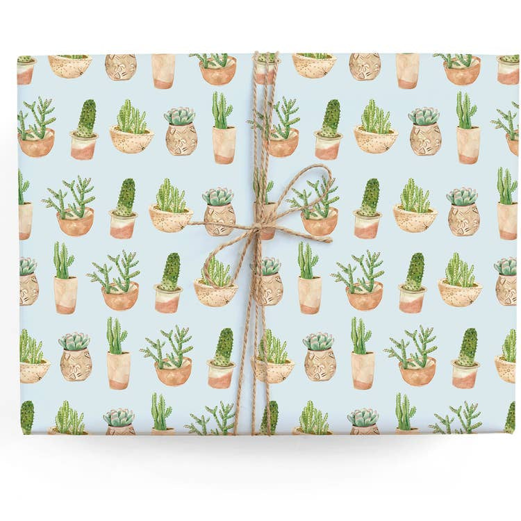 Succulent Gift Wrap