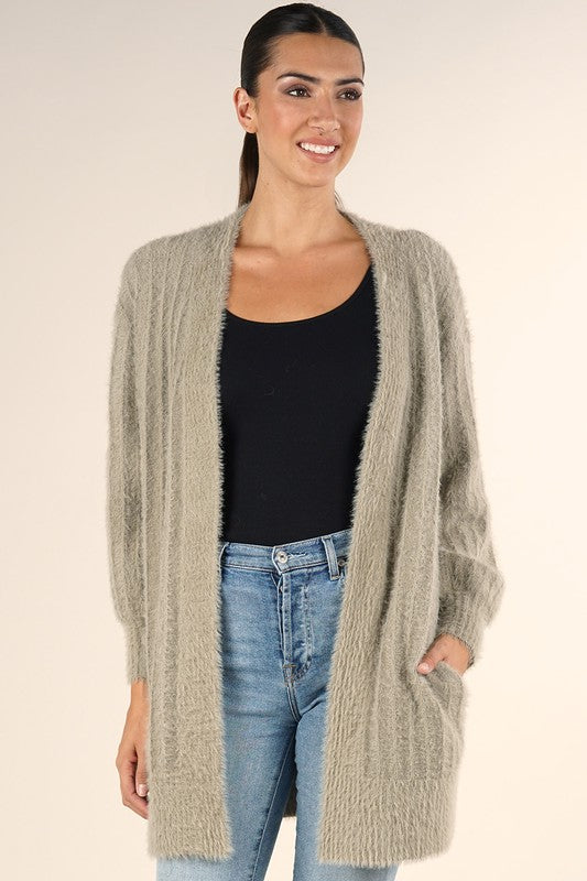 The Carmena Fuzzy Cardigan