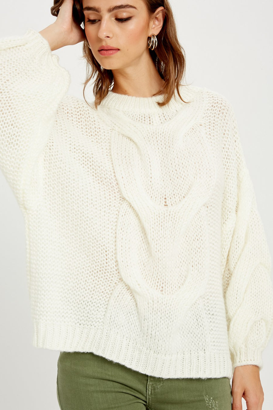 The Michelle Chunky Knit Sweater