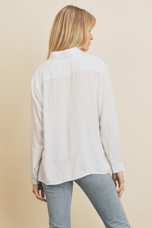 The Sloane Woven Button-Down Shirt
