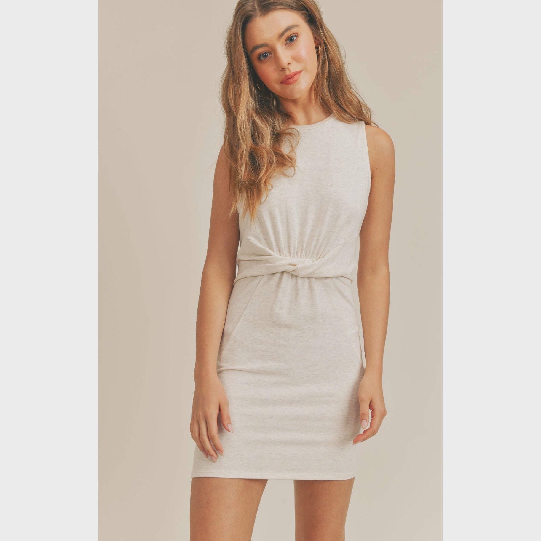 The Isabelle Front Knot Mini Dress