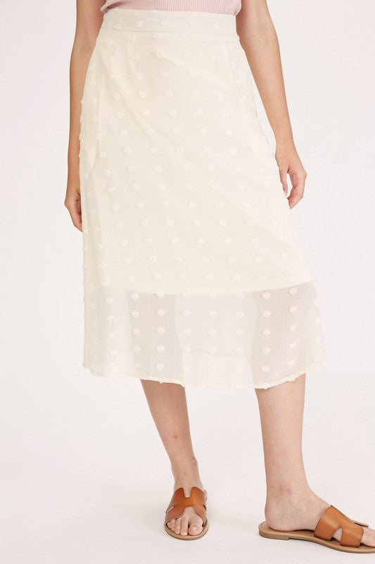 The Priscilla Chiffon Midi Skirt