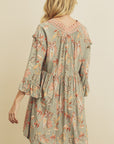 The Chloe Paisley Mini Dress