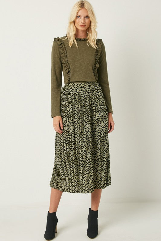The Stassi Leopard Skirt