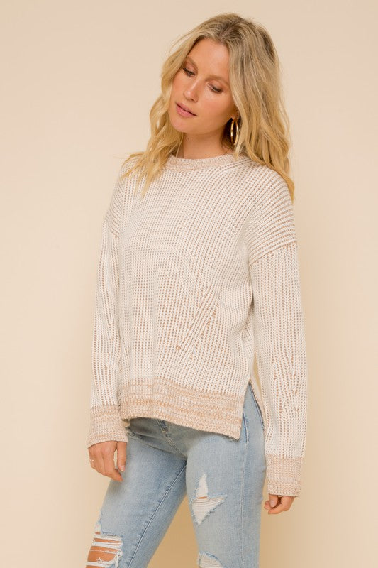 The Gina Chunky Ribbed Round Neck Sweater