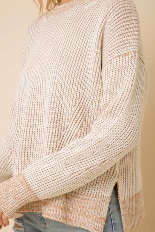 The Gina Chunky Ribbed Round Neck Sweater