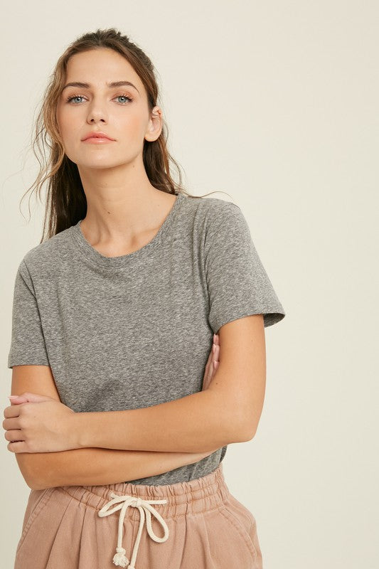 The Jory Heather Knit Top