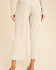 The Cherie Hacci Knit Cropped Lounge Pants