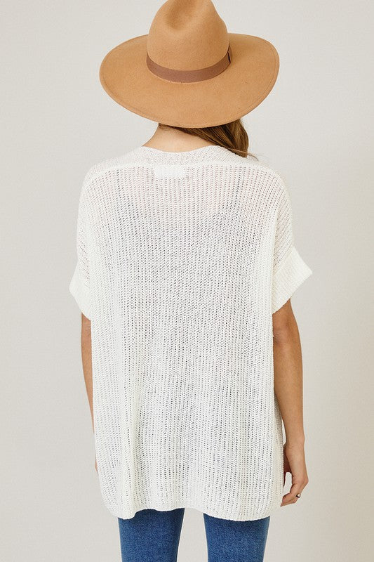 The Chantal Relaxed Half Sleeve Sweater