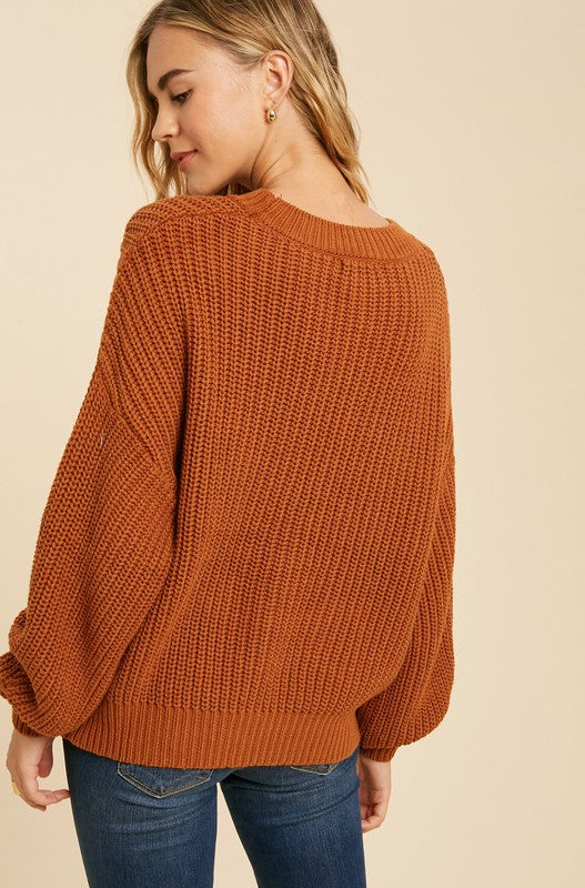 The Hildi Drop Shoulder Sweater