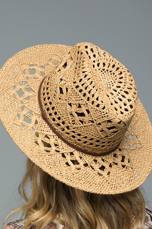 The Avis Handwoven Paper Panama Hat