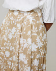 The Sylvie Floral Wide Leg Pleated Pants