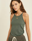 The Erin Fitted Ribbed Tank Top