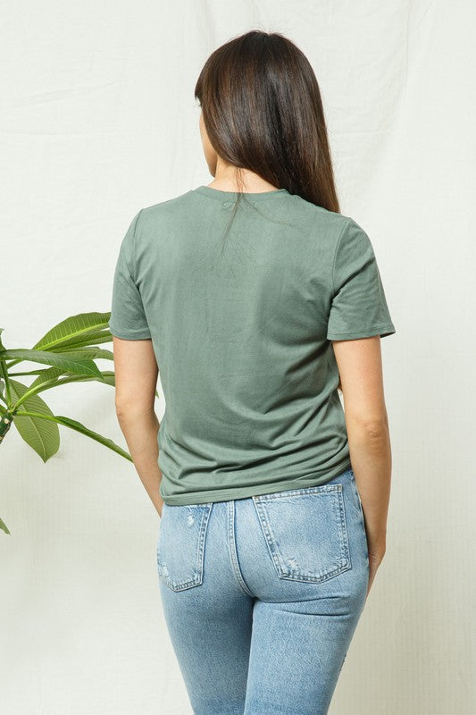 The Take it Easy Sage Tee