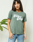 The Take it Easy Sage Tee