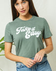 The Take it Easy Sage Tee