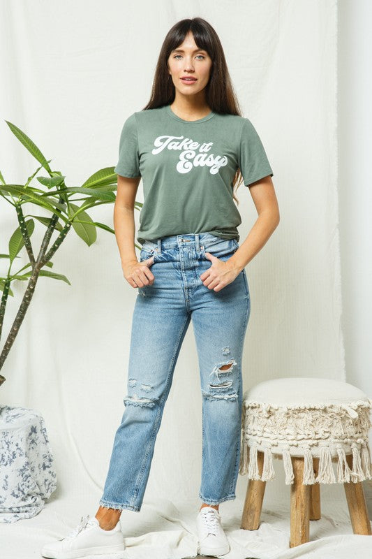 The Take it Easy Sage Tee