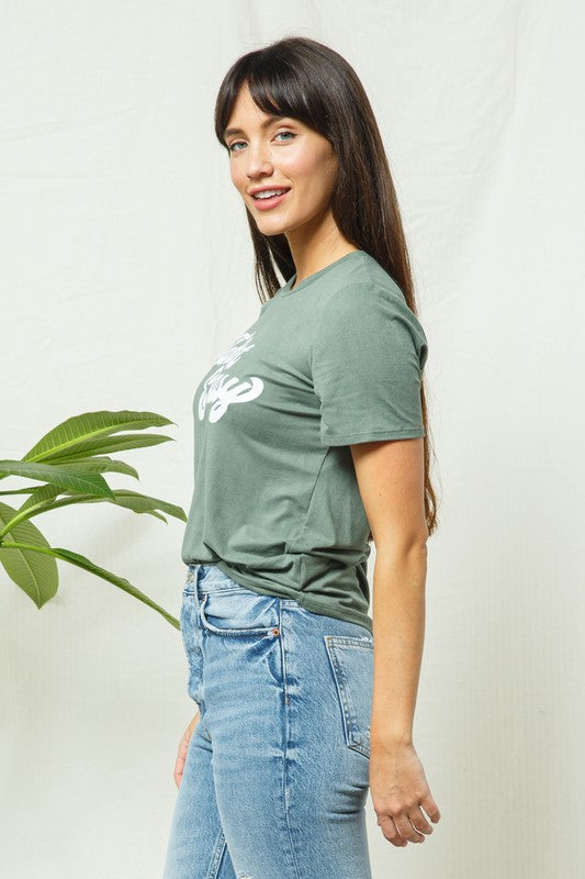 The Take it Easy Sage Tee