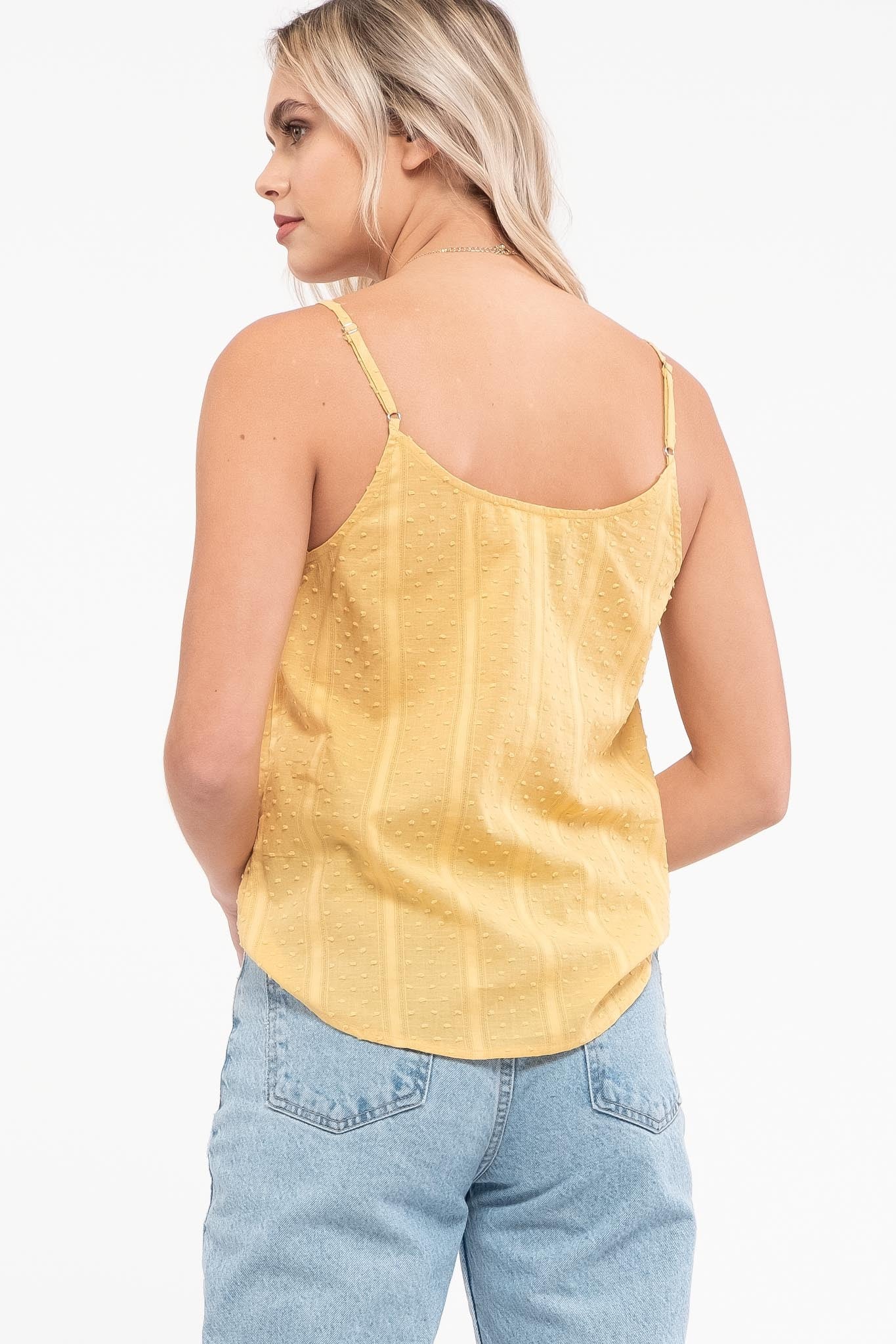 The Lia Dotted Lace Tank