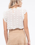 The Arlo Dotted Swiss Lace Top