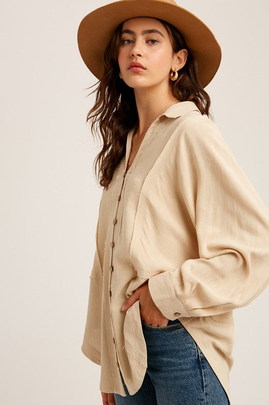 The Miranda Oversized Boyfriend Top