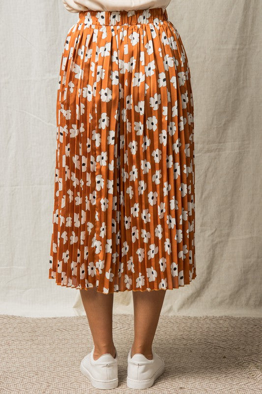 The Bonnie Pleated Maxi Skirt