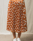 The Bonnie Pleated Maxi Skirt