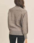 The Yvette Mock Neck Sweater