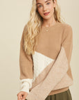 The Shawnee Colorblock Multi-knit Sweater