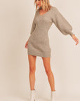 The Brandi Puff Sleeve Mini Dress